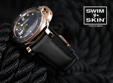 swimskin panerai strap|Introducing SwimSkin® for Luxury Watches .